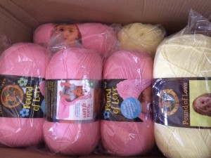 20 Pounds of Love from Lion Brand Yarn
